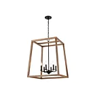 ELK Home 81416-6 Barrow 360W 6-Lights Matte Black Chandelier
