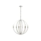 ELK Home Rotunde 81476-6 Matte White 6 Lights 360W Chandelier