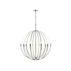 ELK Home Rotunde 81477-10 Matte White 10 Lights 600W Chandelier