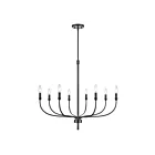 ELK Home Newland 81517-8 Matte Black 8 Lights 480W Chandelier