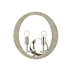 ELK Home Retro Rings 82064-2 Sandy Beechwood 2 Lights 120W Wall Sconce