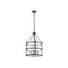 ELK Home Solace 82076-5 Matte Black 5 Lights 300W Pendant