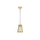 ELK Home Open Louvers 82104-1 Champagne Gold 1 Light 60W Mini Pendant