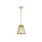ELK Home Open Louvers 82105-1 Champagne Gold 1 Light 60W Pendant