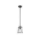 ELK Home Square To Round 82135-1 Matte Black 1 Light 60W Mini Pendant
