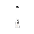 ELK Home Trustle 82155-1 Matte Black 1 Light 60W Mini Pendant