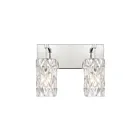 ELK Home Forma de Crystal 82191-2 Polished Chrome 2 Lights 120W Vanity Light