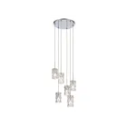 ELK Home Forma de Crystal 82198-6 Polished Chrome 6 Lights 360W Pendant