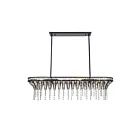 ELK Home Fantania 82236-4 Matte Black 4 Lights 240W Linear Chandelier