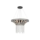 ELK Home Fantania 82238-6 Matte Black 6 Lights 360W Chandelier