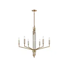 ELK Home 82296-6 Serena 360W 6-Lights Satin Brass Chandelier