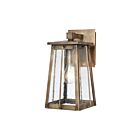 ELK Home Kirkdale 83410-1 Vintage Brass 1 Light 60W Outdoor Wall Sconce