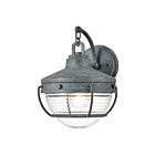 ELK Home Eastport 83421-1 Aged Zinc 1 Light 60W Outdoor Wall Sconce