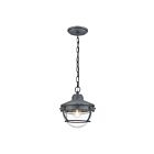 ELK Home Eastport 83425-1 Aged Zinc 1 Light 60W Outdoor Pendant