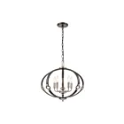 ELK Home 83449-5 Armstrong Grove 300W 5-Lights Espresso Chandelier