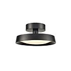 ELK Home Nancy 85074-LED Matte Black 1 Light 18W LED Semi Flush Mount