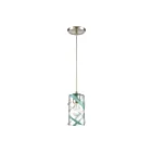 ELK Home Winter Wind 85341-1 Satin Nickel 1 Light 60W Mini Pendant