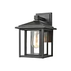 ELK Home Solitude 87130-1 Matte Black 1 Light 60W Outdoor Wall Sconce