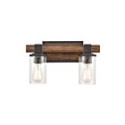 ELK Home Crenshaw 89131-2 Distressed Black 2 Lights 120W Vanity Light