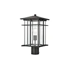 ELK Home Oak Park 89366-1 Matte Black 1 Light 60W Outdoor Post Light