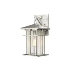 ELK Home Oak Park 89370-1 Antique Brushed Aluminum 1 Light 60W Outdoor Wall Sconce