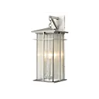 ELK Home Oak Park 89373-3 Antique Brushed Aluminum 3 Lights 180W Outdoor Wall Sconce