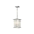 ELK Home Oak Park 89375-3 Antique Brushed Aluminum 3 Lights 180W Outdoor Pendant