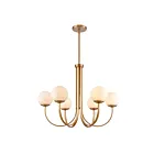 ELK Home 89678-6 Caroline 360W 6-Lights Brushed Gold Chandelier