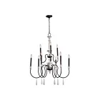 ELK Home 90202-9 Brownell 81W 9-Lights Anvil Iron Chandelier
