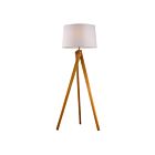 ELK Home Wooden Tripod D2469 Natural 1 Light 150W Floor Lamp