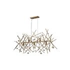 ELK Home Massive Impact D3557 Antique Gold 5 Lights 300W Linear Chandelier