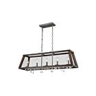 ELK Home Renaissance Invention D3998 Weathered Zinc 5 Lights 300W Linear Chandelier