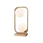 ELK Home D4156 Moondance 80W 2-Lights Aged Brass Table Lamp