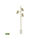 ELK Home Dien D4533 Honey Brass 3 Lights 21W Floor Lamp