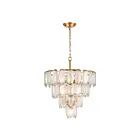 ELK Home D4664 Curiosity 480W 8-Lights Aged Brass Chandelier