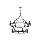 ELK Home D4667 Castle 1200W 20-Lights Oil Rubbed Bronze Chandelier