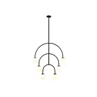 ELK Home H0018-10373 360W 6-Light Matte Black Pendant