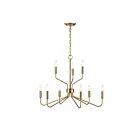 ELK Home H0019-9617 Genista 540W 9-Lights Brass Chandelier