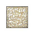 ELK Home H0036-8216 Gold Mapped Dimensional Wall Art