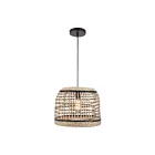 ELK Home Silay Black H0118-8597 Natural 1 Light 100W Pendant