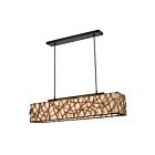 ELK Home Bindan H018-7234 Natural 3 Lights 180W Linear Chandelier