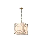 ELK Home Shaftsbury Square H018-7250 Antique Silver 3 Lights 180W Pendant