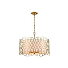 ELK Home Harp Lane H018-7251 Satin Brass 4 Lights 240W Pendant