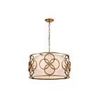 ELK Home Botanic Avenue H018-7252 Antique Gold 4 Lights 240W Pendant
