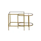 ELK Home H0805-9915-S2 Brass Blain Nesting Tables - Set of 2