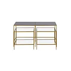 ELK Home H0805-9918-S3 Dark Mahogany Carrick Nesting Console Tables - Set of 3