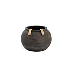 ELK Home H0807-9265 Black Barone Vase - Small