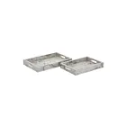 ELK Home H0807-9765-S2 White Eaton Trays - Set of 2