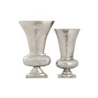 ELK Home H0807-9793-S2 Nickel Brigitte Vases - Set of 2
