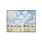 ELK Home S0016-8145 Blue Treeline Wall Art